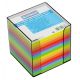 Bloček kocka nelepená 90x90x90mm neónových farieb dymová krabička