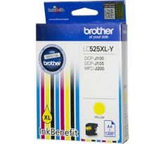 kazeta BROTHER LC-525XL Yellow DCP-J100/J105, MFC-J200 (LC525XLY)