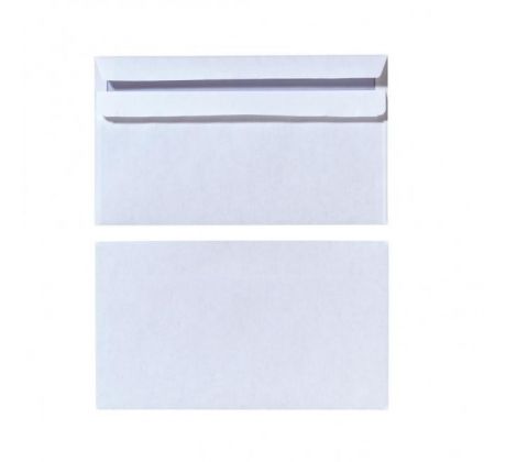 Poštové obálky DL Herlitz samolepiace s vnútornou potlačou, biele, 25 ks