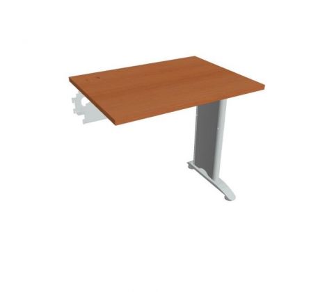 Pracovný stôl Flex, 80x75,5x60 cm, čerešňa/kov