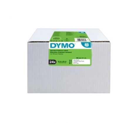 Samolepiace etikety Dymo LW 89x28mm adresné biele 3120ks