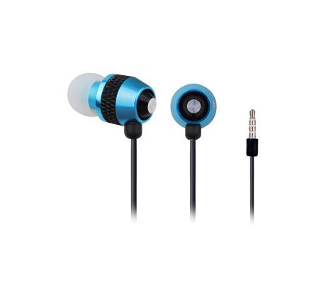 Metal earphones with microphone and volume control (MHS-EP-002)