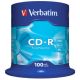 CD-R VERBATIM DTL 700MB 52X 100ks/cake*Extra protection *biely povrch (43411)