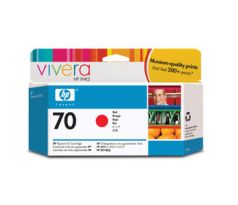 KAZETA HP C9456A No. 70, 130ml, red cartridge with Vivera Ink. (C9456A)