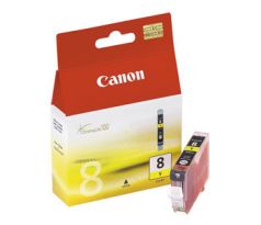 kazeta CANON CLI-8Y yellow Pixma iP4200/5300, MP500/530/600/610/800 (280 str.) (0623B001)