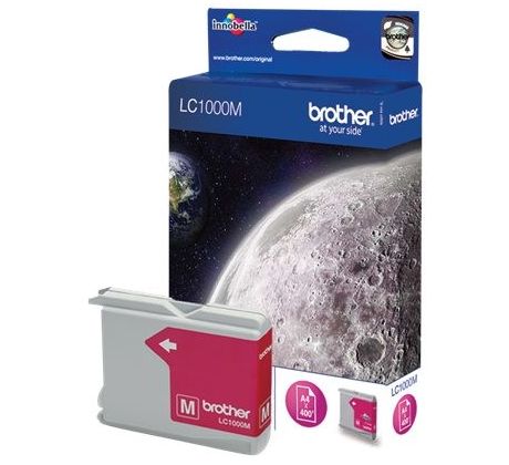 kazeta BROTHER LC-1000 Magenta DCP-330C/540CN (400 str.) (LC1000M)