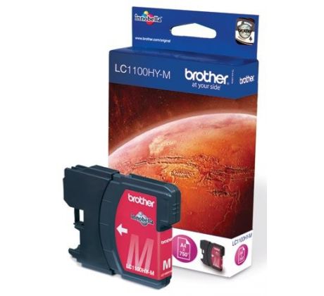 kazeta BROTHER LC-1100 Magenta HY MFC-6490CW/DCP-6690CW (750 str.) (LC1100HYM)