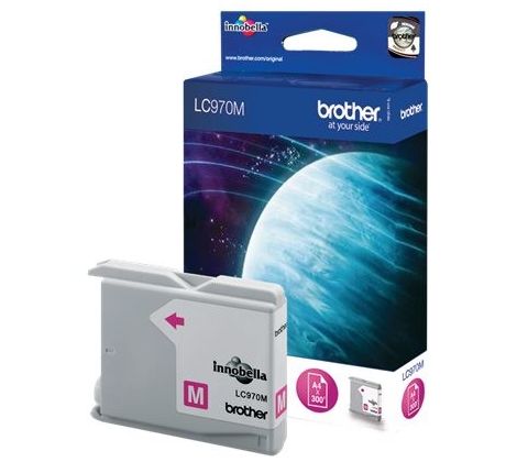 kazeta BROTHER LC-970 Magenta DCP-135C/150C, MFC-235C/260C (300 str.) (LC970M)