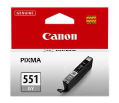 kazeta CANON CLI-551GY grey MG 6350, iP 8750 (330 str.) (6512B001)