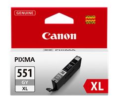 kazeta CANON CLI-551GY XL grey MG 6350, iP 8750 (500 str.) (6447B001)