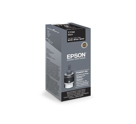 kazeta TANK EPSON M100/M105/M200/L655/L1455 T7741 Black 140ml (8000 str.) (C13T77414A)