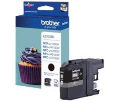 kazeta BROTHER LC-123 Black DCP-J4110DW, MFC-J4410DW/J4510DW/J4610DW/J4710DW (600 str.) (LC123BK)