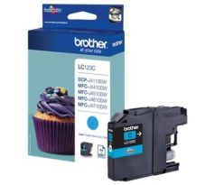 kazeta BROTHER LC-123 Cyan DCP-J4110DW, MFC-J4410DW/J4510DW/J4610DW/J4710DW (600 str.) (LC123C)