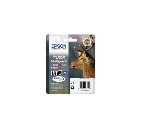 kazeta EPSON SX525WD/SX620FW/BX320FW color multipack XL (C13T130640)