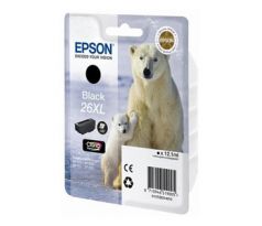 kazeta EPSON XP-600/700 T2621 26XL Claria Black (500 str.) (C13T262140)