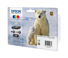 kazeta EPSON XP-600/700 T2616 Multipack CMYK 26 Claria (C13T261640)