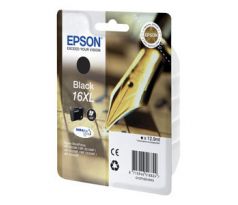 kazeta EPSON WF2520/2530/2540/2750 T163 Black XL 16 (500 str.) (C13T163140)