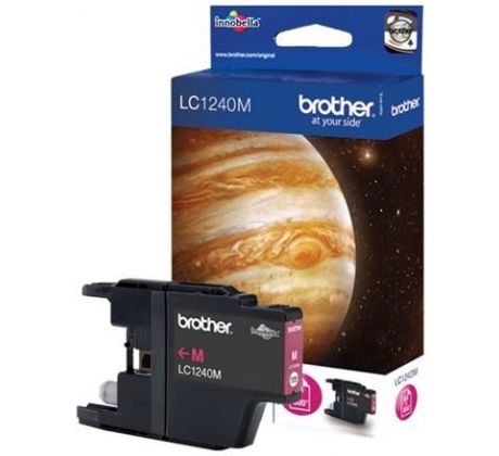 kazeta BROTHER LC-1240 Magenta DCP-J925DW, MFC-J6510DW/J6910DW (600 str.) (LC1240M)