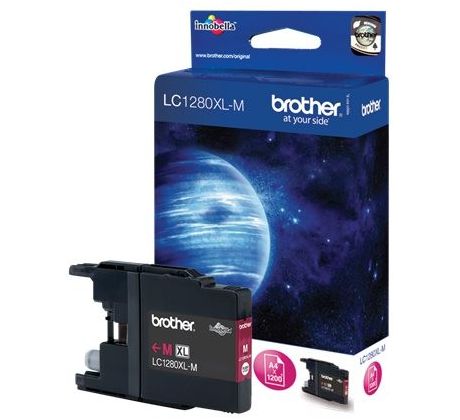 kazeta BROTHER LC-1280XL Magenta MFC-J6510DW/J6910DW (1200 str.) (LC1280XLM)