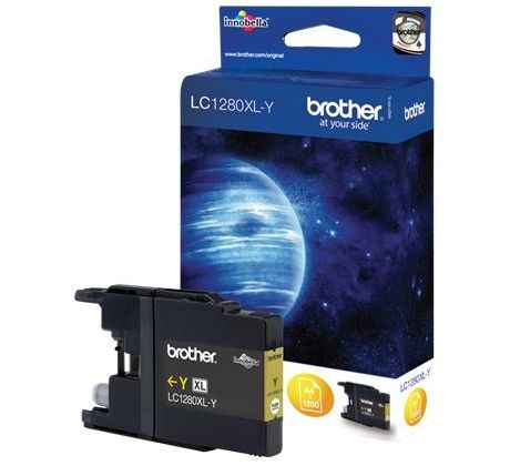 kazeta BROTHER LC-1280XL Yellow MFC-J6510DW/J6910DW (1200 str.) (LC1280XLY)