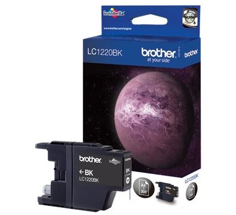 kazeta BROTHER LC-1220 Black DCP-J525W/J925DW, MFC-J430W (300 str.) (LC1220BK)