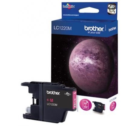 kazeta BROTHER LC-1220 Magenta DCP-J525W/J925DW, MFC-J430W (300 str.) (LC1220M)