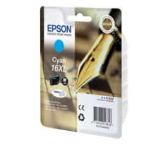 kazeta EPSON WF2520/2530/2540/2750 T163 Cyan XL 16 (450 str.) (C13T163240)