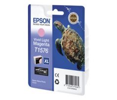 kazeta EPSON magenta-light, with pigment ink EPSON UltraChrome K3, series Turtle-Size XL, in blister pack RS. (C13T157640)