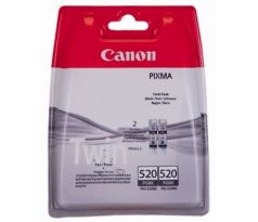 kazeta CANON PGI-520PGBK black TWIN MP 540/620/630/980, iP 3600/4600 (2x 341 str.) (2932B012)