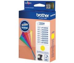 kazeta BROTHER LC-223 Yellow MFC-J4420DW/J4620DW/J5320DW/J5620DW/J5720DW (550 str.) (LC223Y)