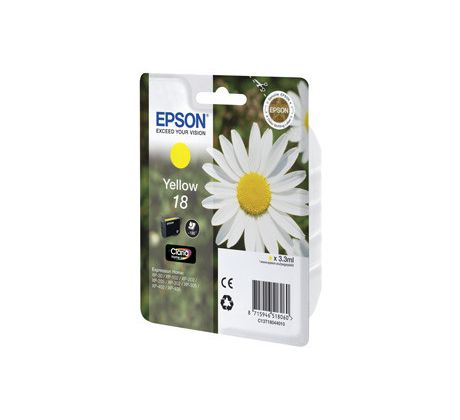 kazeta EPSON XP-305 T1804 18 Yellow (180 str.) (C13T180440)