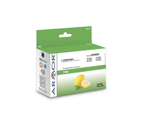 alt. kazeta wecare ARMOR pre EPSON WP4000,WP4500 Yellow XL C13T702440 22ml (2000 str.) (K20436W4)