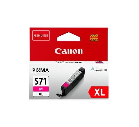 kazeta CANON CLI-571M XL magenta MG 5750/5751/6850/6851/7750/7751 (400 str.) (0333C001)