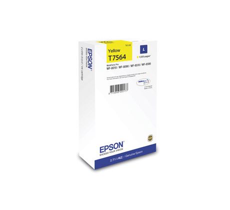 kazeta EPSON WF8000 yellow L (1500 str.) (C13T756440)