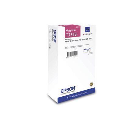 kazeta EPSON WF8000 magenta XL (4000 str.) (C13T755340)