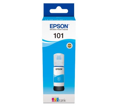 kazeta EPSON ecoTANK 101 Cyan - 70ml (6000 str.) (C13T03V24A)