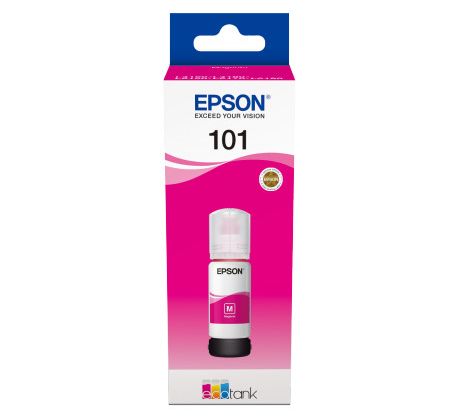 kazeta EPSON ecoTANK 101 Magenta - 70ml (6000 str.) (C13T03V34A)