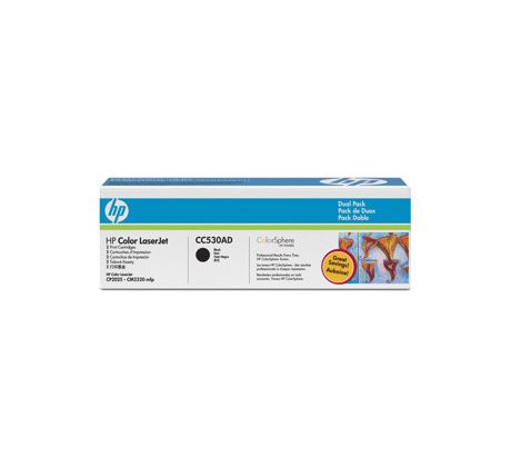 TONER HP CC530A Black Print Cartridge (3500 str.) (CC530A)