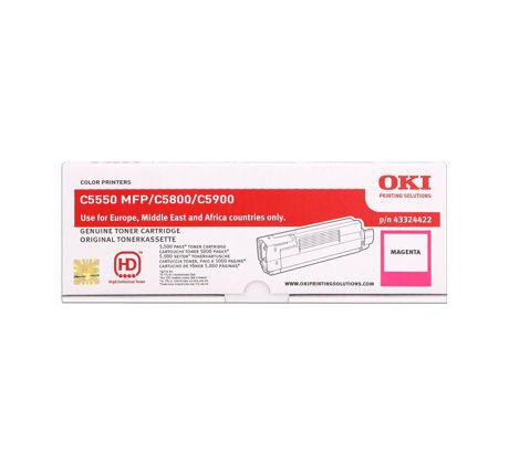 toner OKI C5800/5900/5550MFP magenta (43324422)