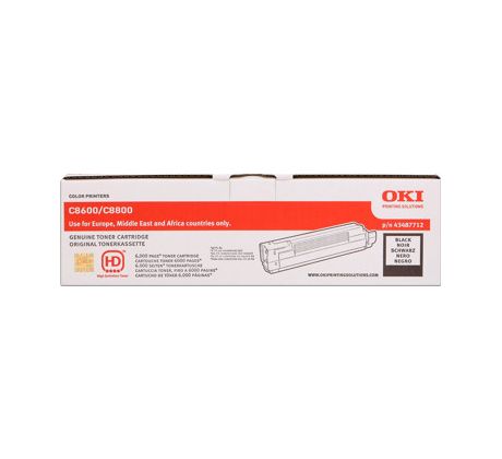 toner OKI C8600/C8800 black (43487712)