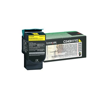 Toner Lexmark C544 / X544 /X546 Yellow (4000 str.) (C544X1YG)