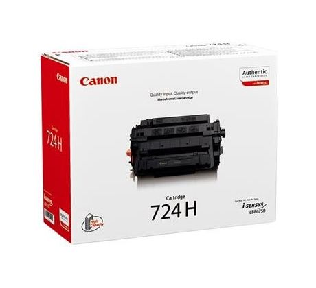 toner CANON CRG-724H black LBP 6750DN/6780x, MF512X/515X (12500 str.) (3482B002)