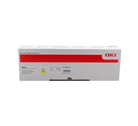 toner OKI C822 yellow (44844613)