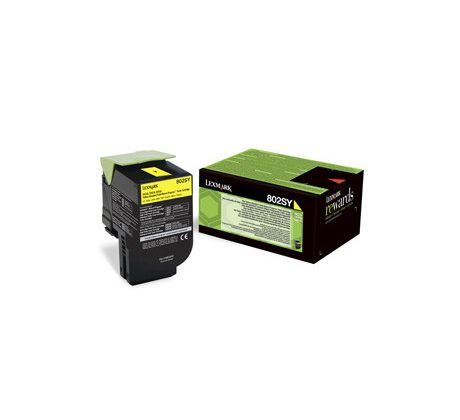 Toner Lexmark CX310/CX410/CX510 802SY YELLOW (2000 str.) (80C2SY0 / E)