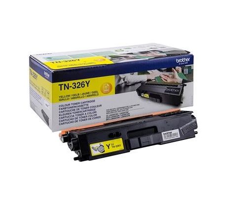 toner BROTHER TN-326 Yellow HL-L8250CDN/L8350CDW, DCP-L8400CDN/L8450CDW, MFC-L8650CDW/L8850CDW (3500 str.) (TN326Y)