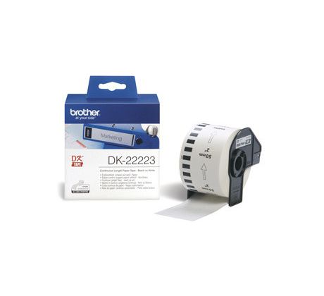 rolka BROTHER DK22223 Continuous Paper Tape (Biela 50mm) (DK22223)