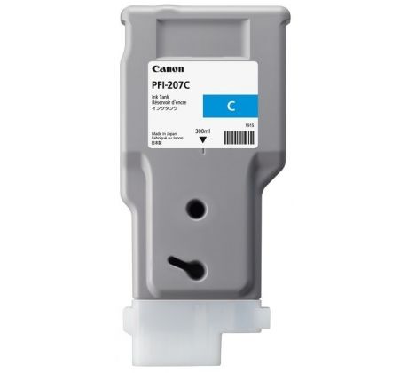 kazeta CANON PFI-207C cyan iPF 680/685/780/785 (300 ml) (8790B001)