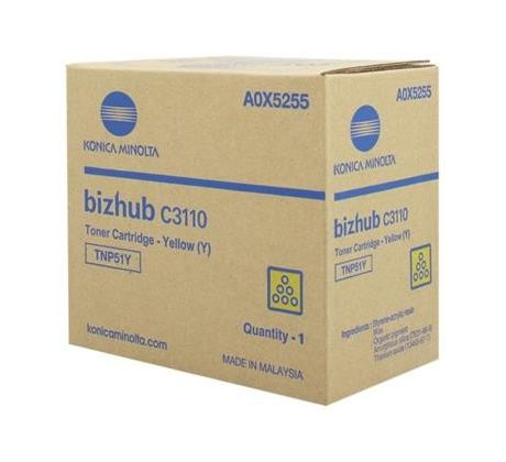 toner MINOLTA TNP51Y yellow Bizhub C3110 (5000 str.) (A0X5255)