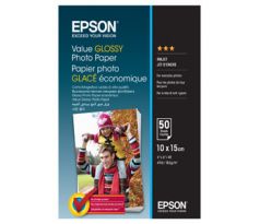 papier EPSON Value Glossy Photo Paper 10x15, 50ks, 183 g/m2 (C13S400039)