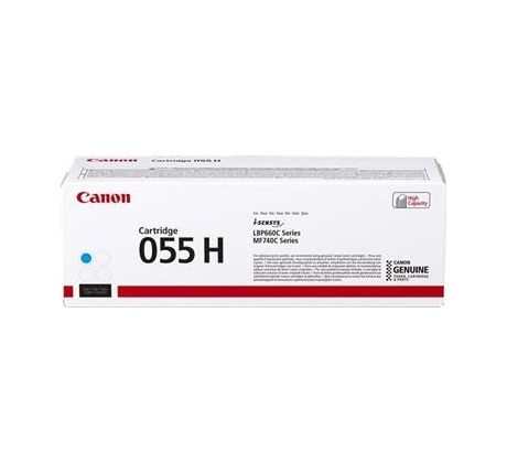 toner CANON CRG-055H cyan i-SENSYNS LBP663Cdw, MF742Cdw (5900 str.) (3019C002)